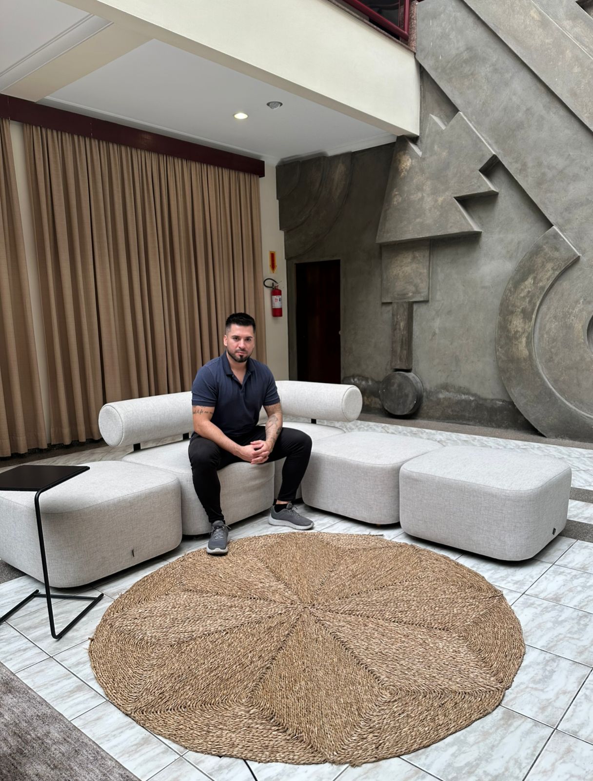 Foto pessoal do Pai dos estofados